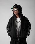 Zip Hoodie Scarline Black