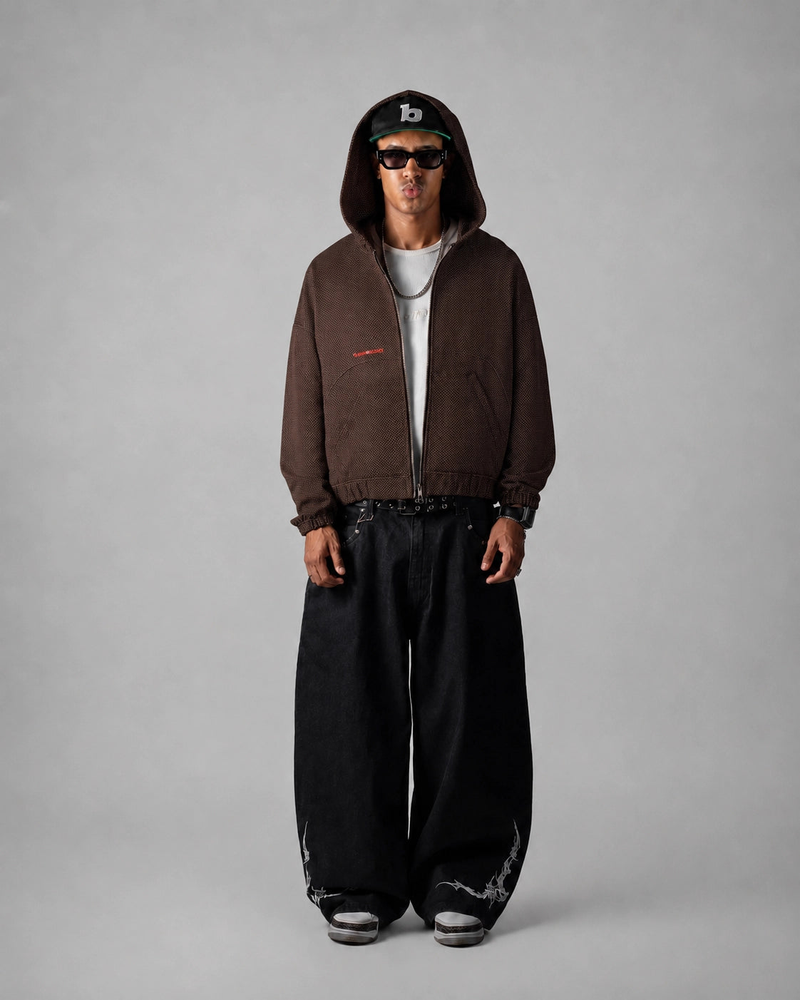 Jacket Veilgrid Chocolate