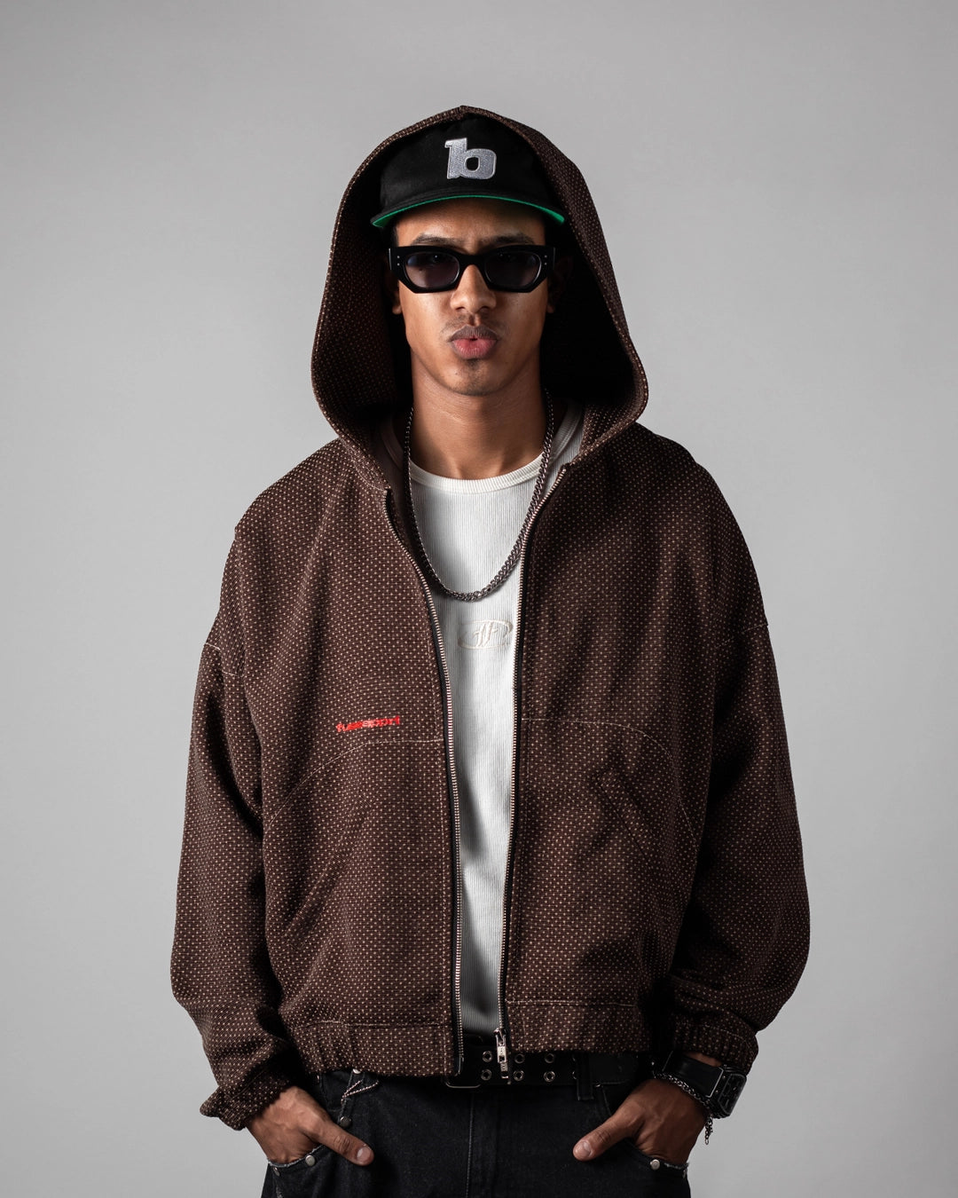 Jacket Veilgrid Chocolate