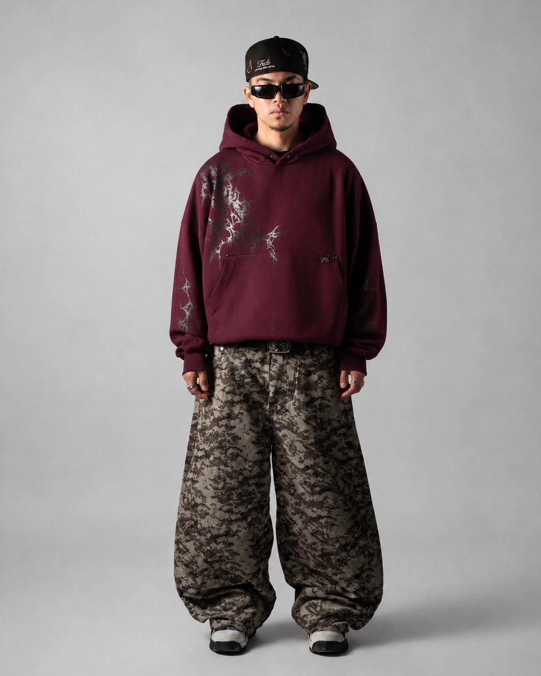 Hoodie Blackroot Burgundy