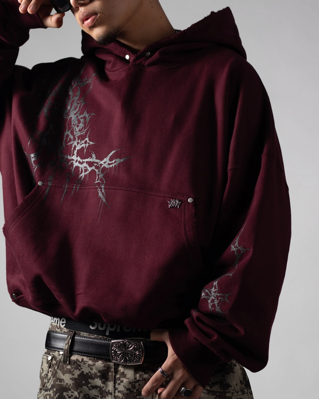 Hoodie Blackroot Burgundy
