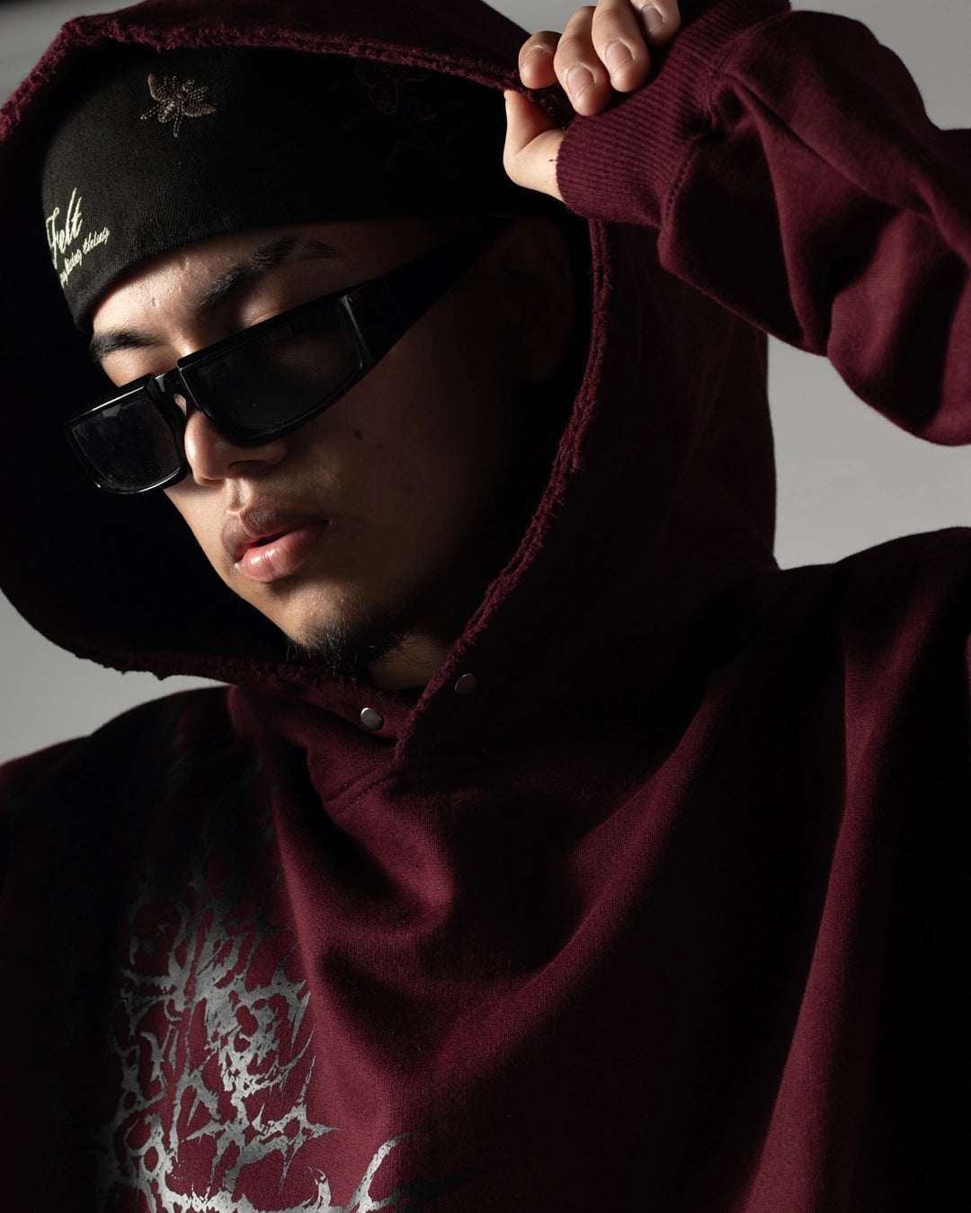 Hoodie Blackroot Burgundy
