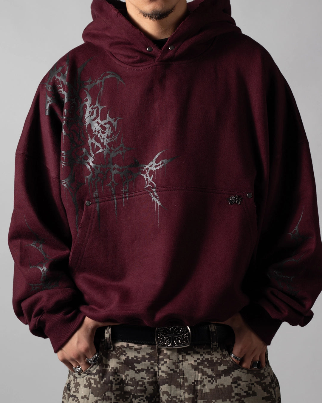 Hoodie Blackroot Burgundy