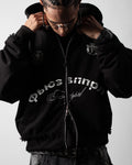 Hoodie Boxy Fit Society Black