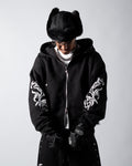 Hoodie Sacred Trace Black