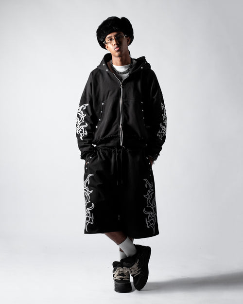 Hoodie Sacred Trace Black