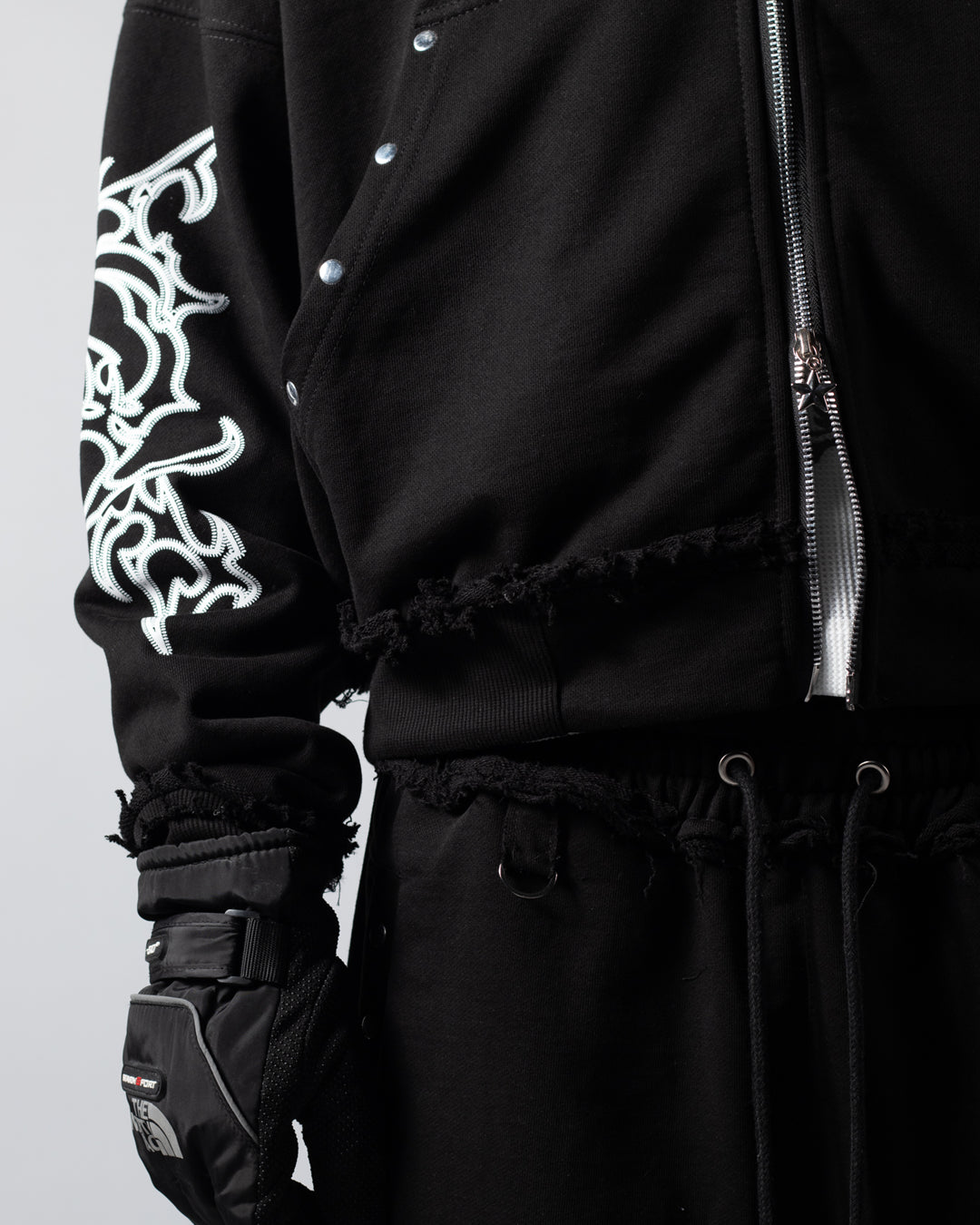 Hoodie Sacred Trace Black