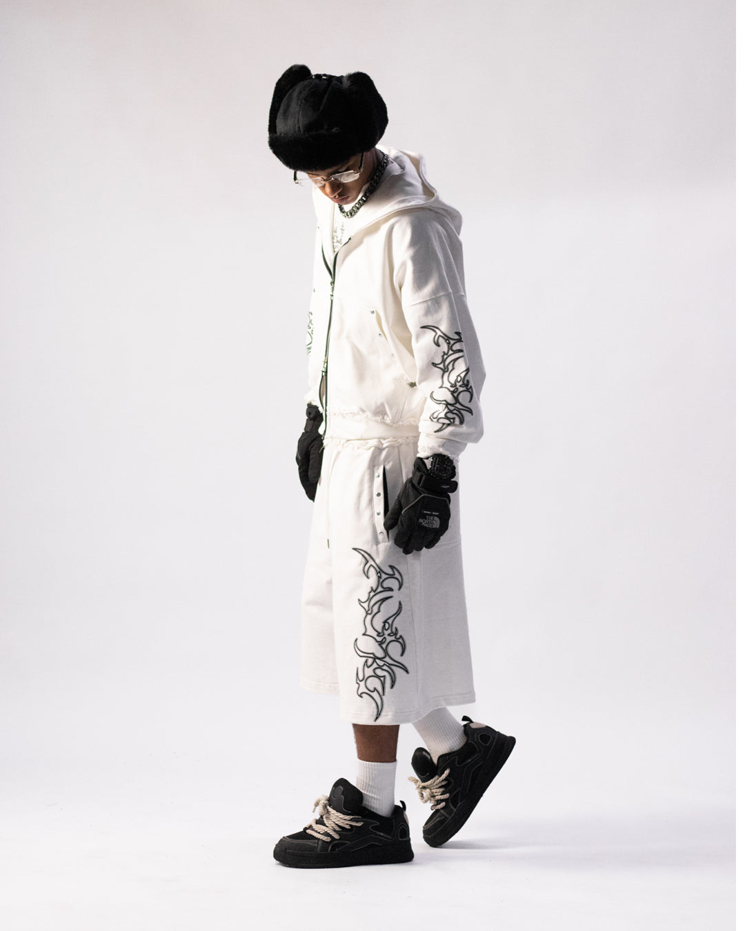 Hoodie Sacred Trace Pearl