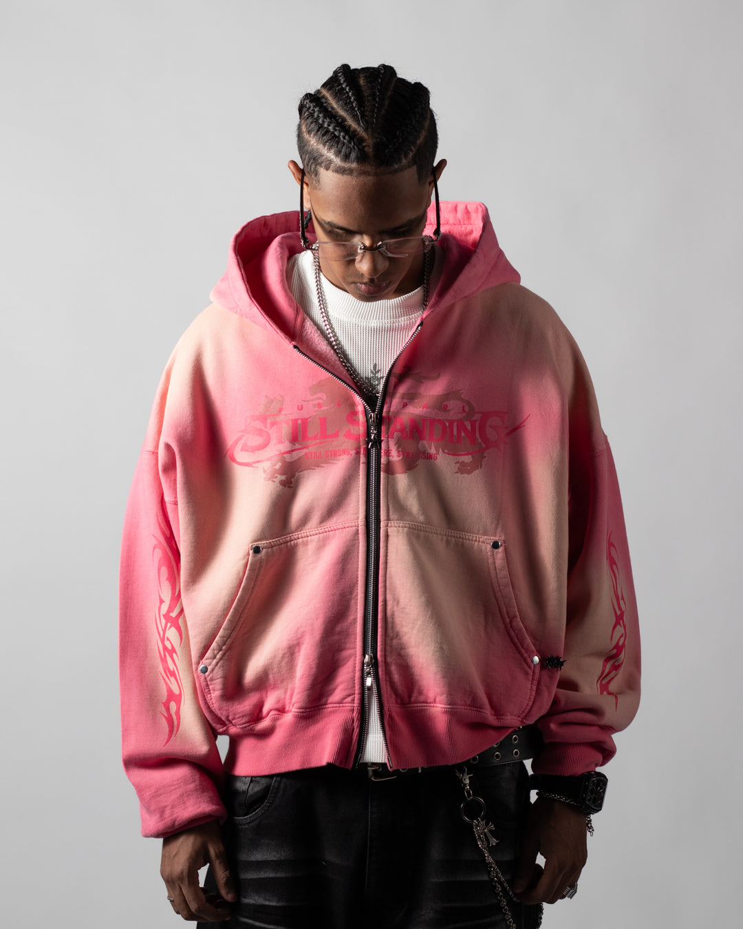 Hoodie Still Rising Rose