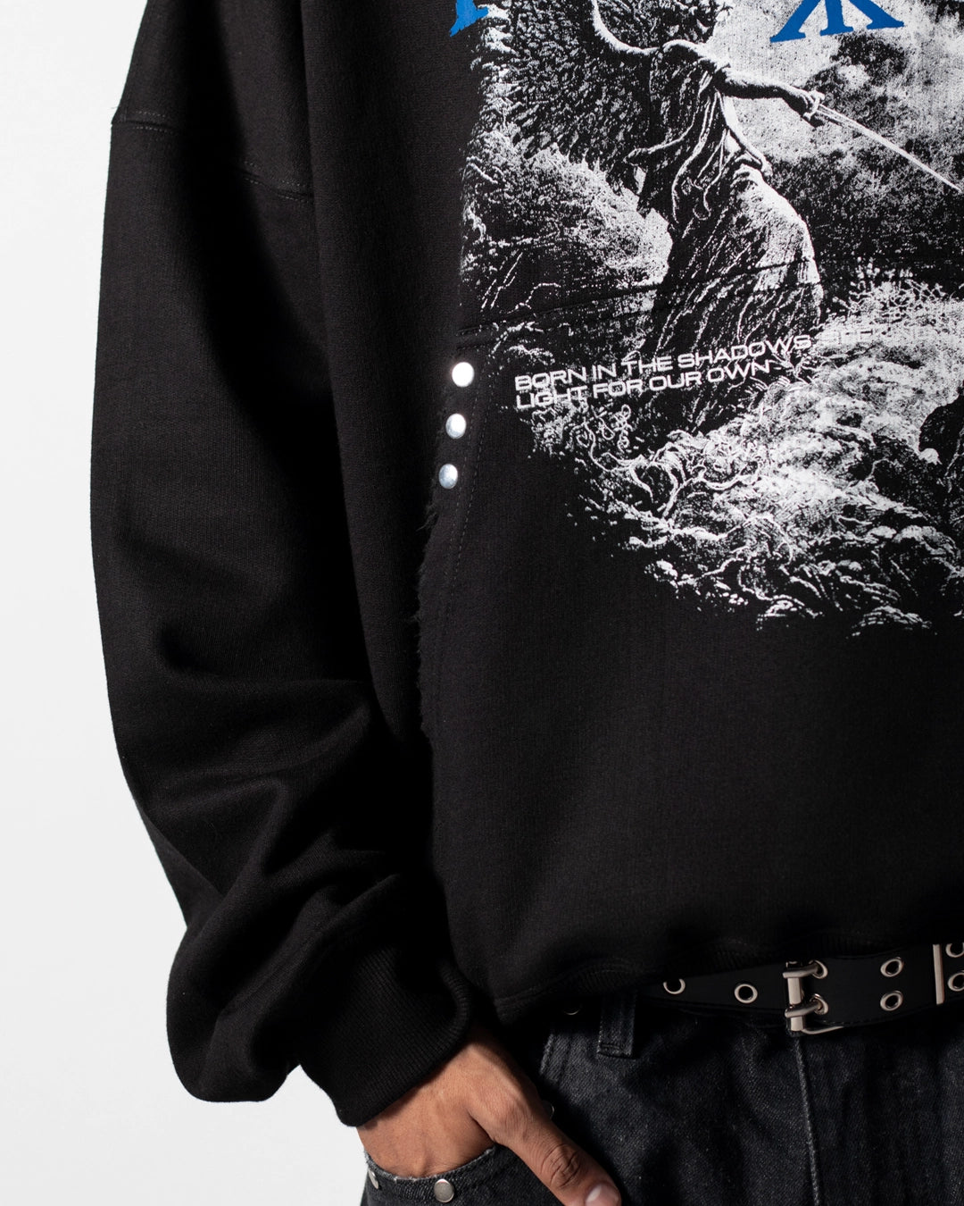 Hoodie Own Light Black