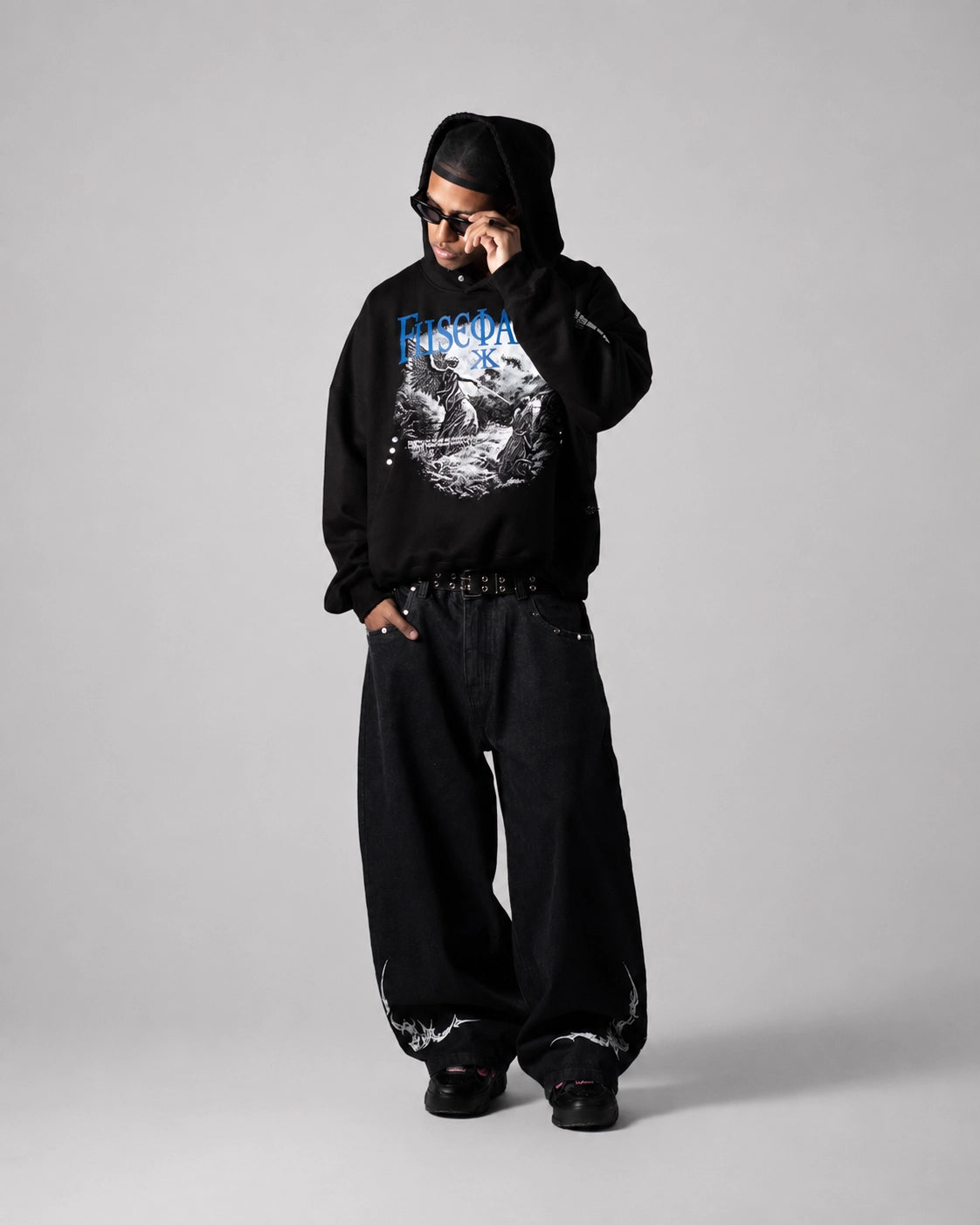 Hoodie Own Light Black
