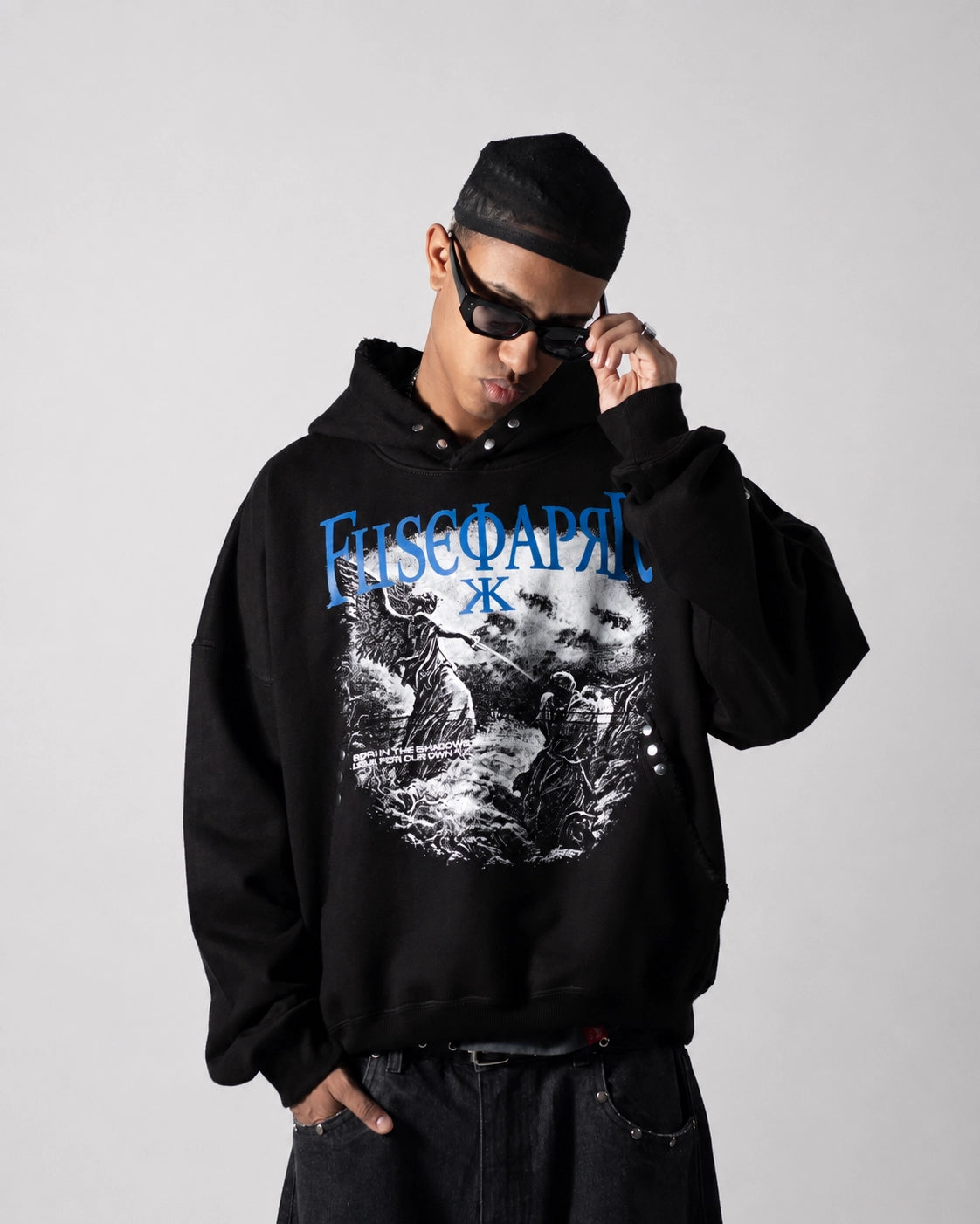 Hoodie Own Light Black