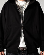 Hoodie Zip Tribal Dark Pulse Black