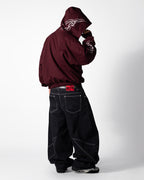 Hoodie Zip Tribal Darl Pulse Grape