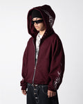 Hoodie Zip Tribal Darl Pulse Grape