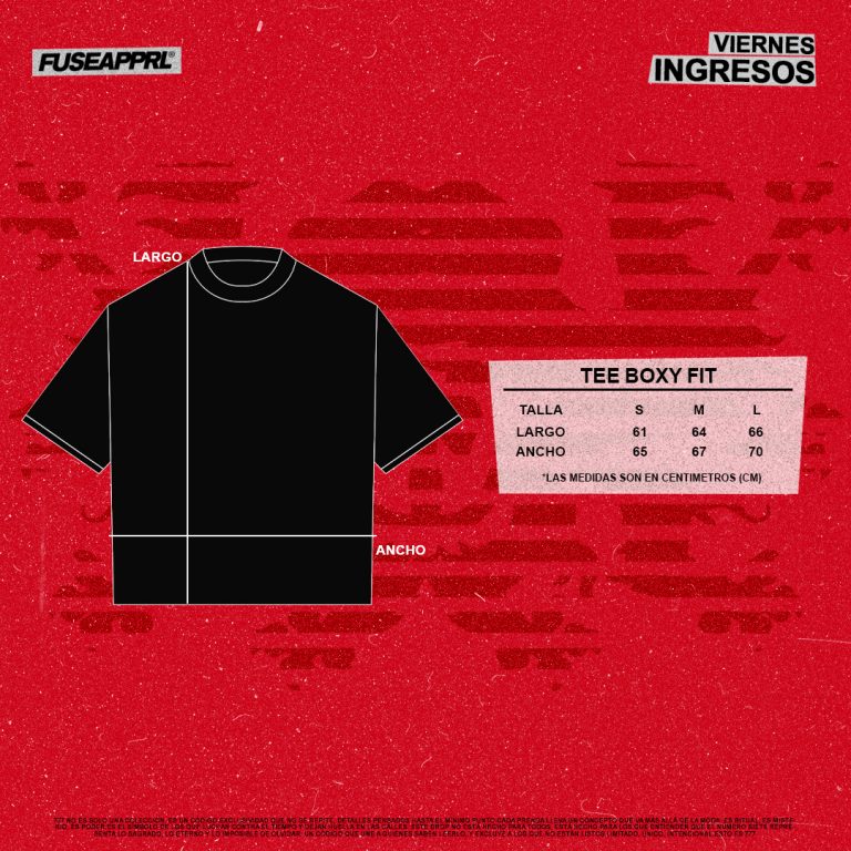 Tee Boxy Fuse Core Knit Black