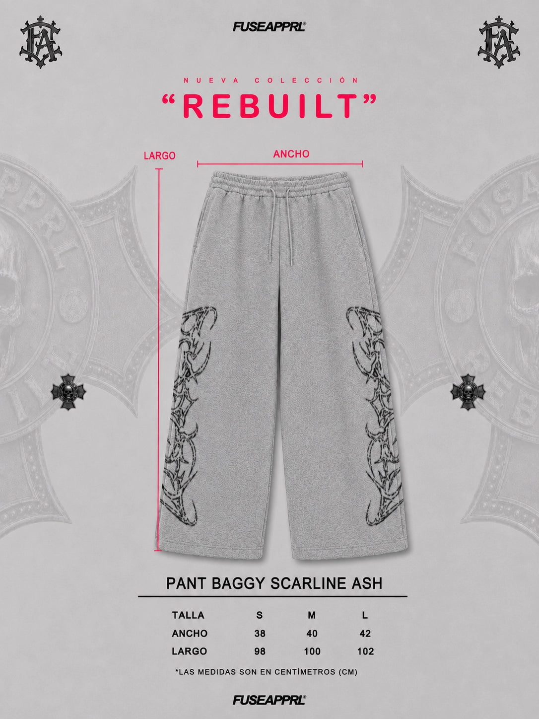 Pant Baggy Scarline Ash