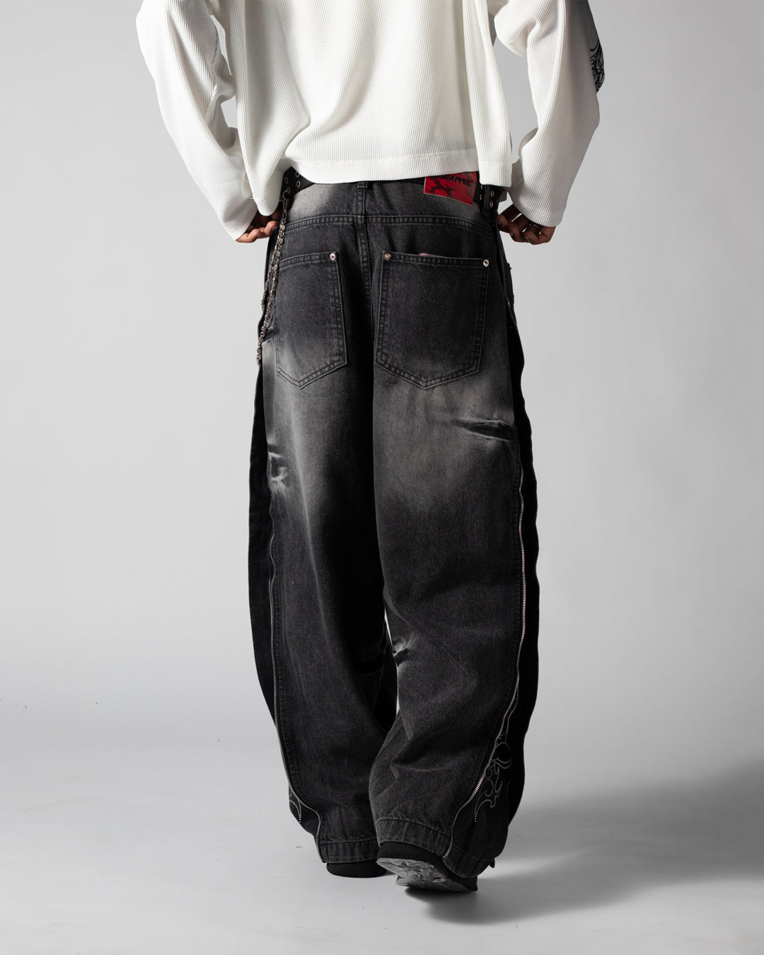 Pants Jean Ash Grey Cristal