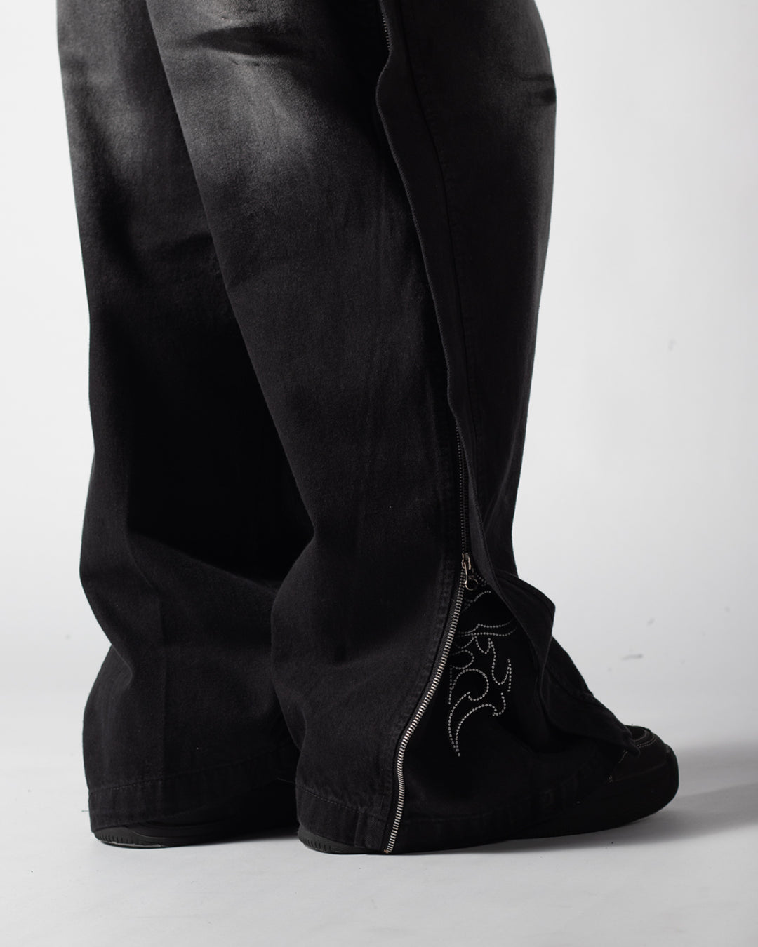 Pants Jean Night Wash Black Cristal