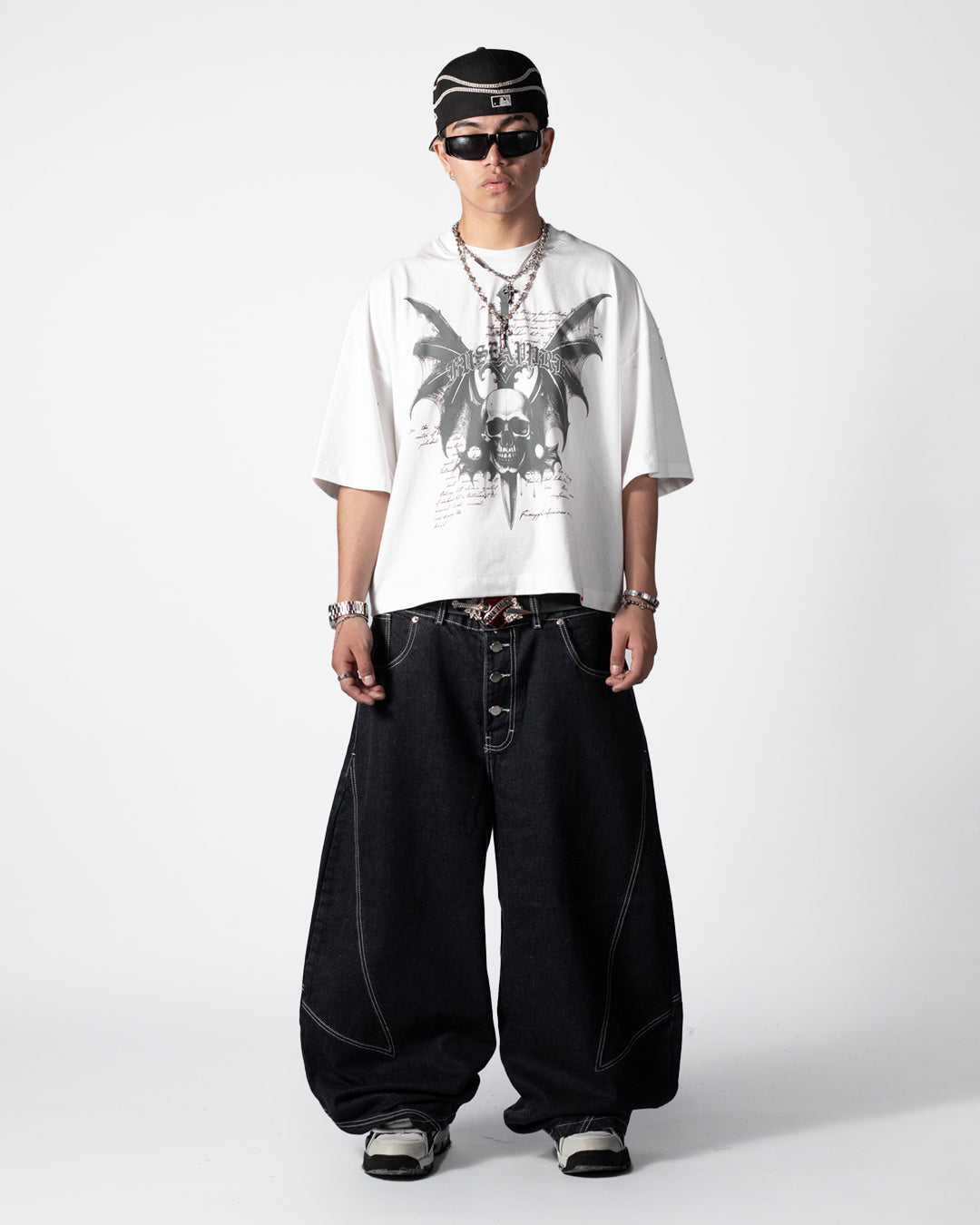 Pant Raw Denim Cut Black