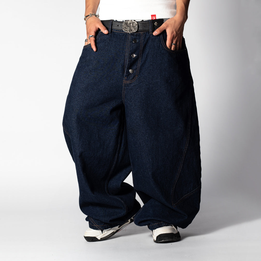 Pant Raw Denim Cut Blue