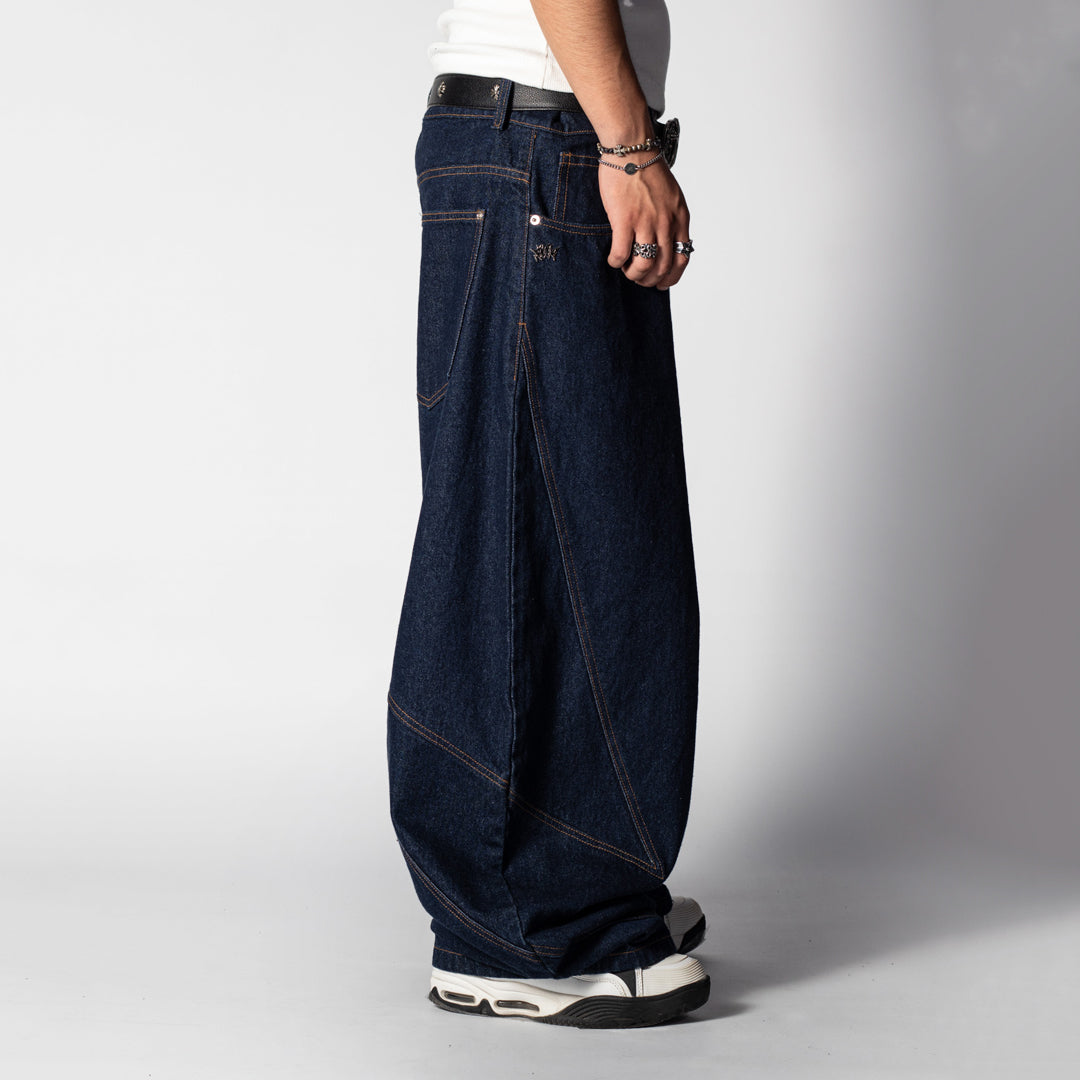 Pant Raw Denim Cut Blue