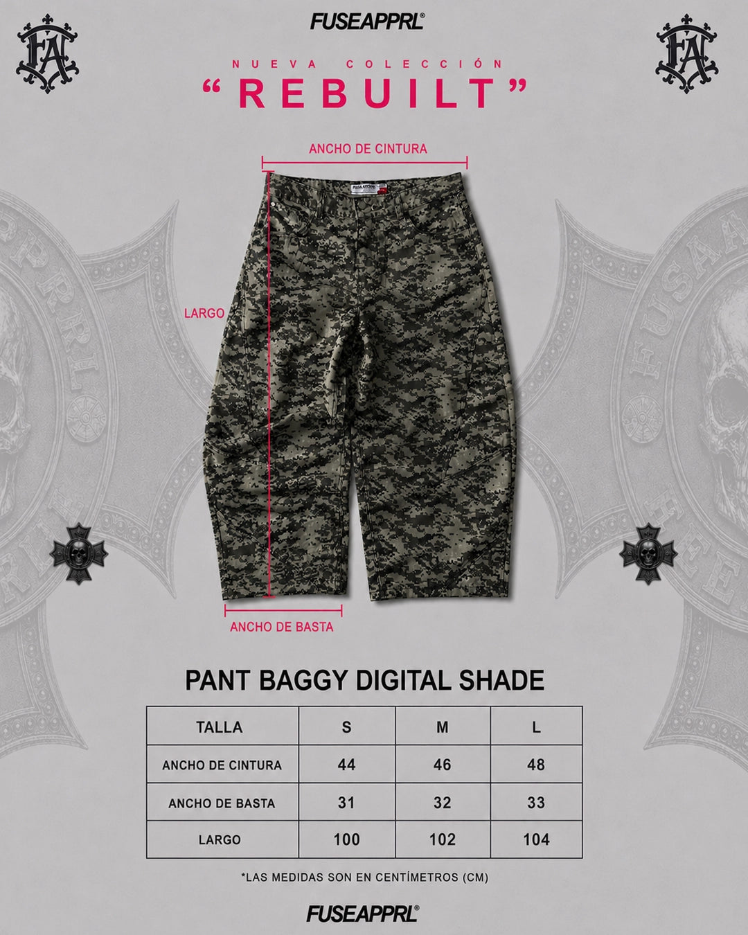 Pant Baggy Digital Shade