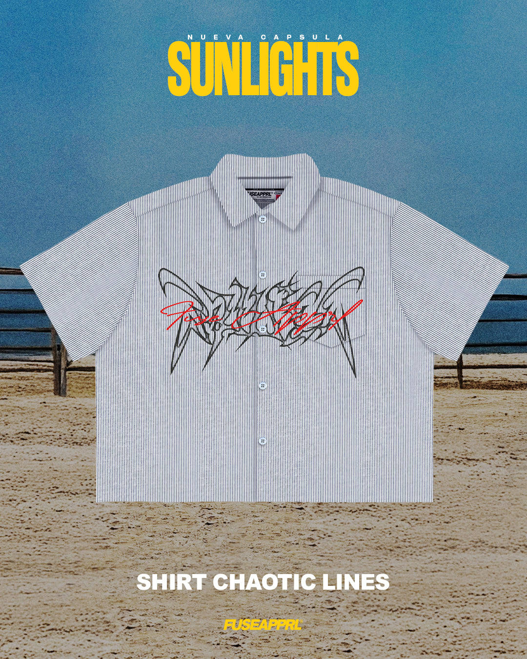 Shirt chaotic lines