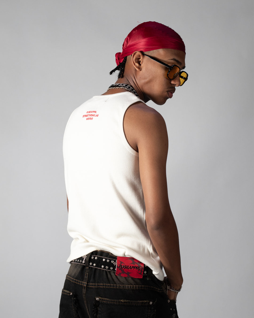 Tank top spikes white