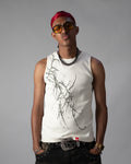 Tank top spikes white