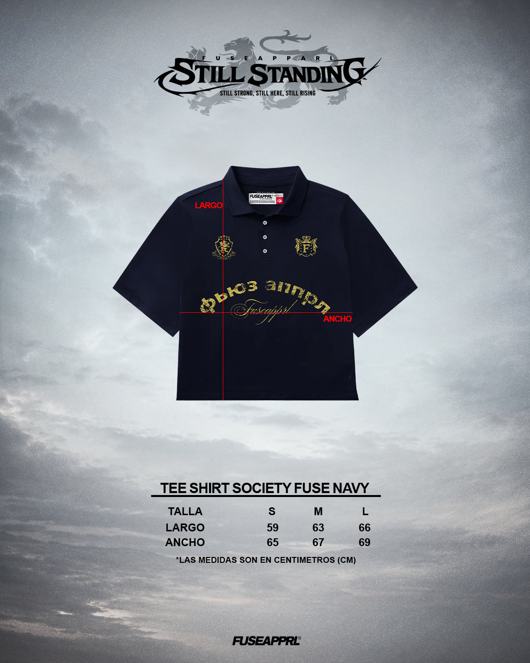Tee Shirt Society Fuse Navy