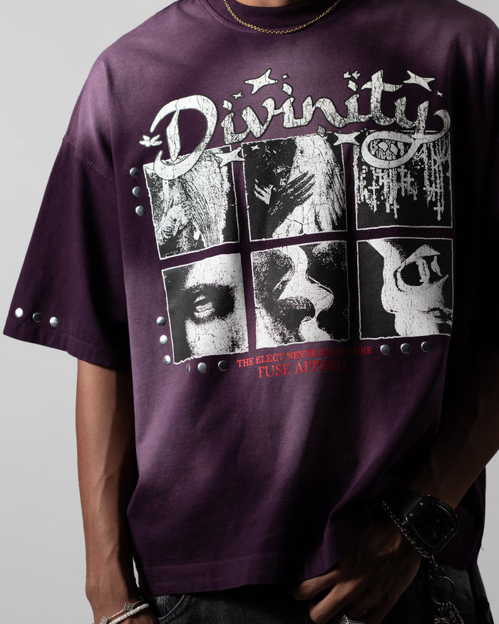 Tee Boxy Divinity Purple