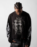 Tee Long Ruist Crest Black