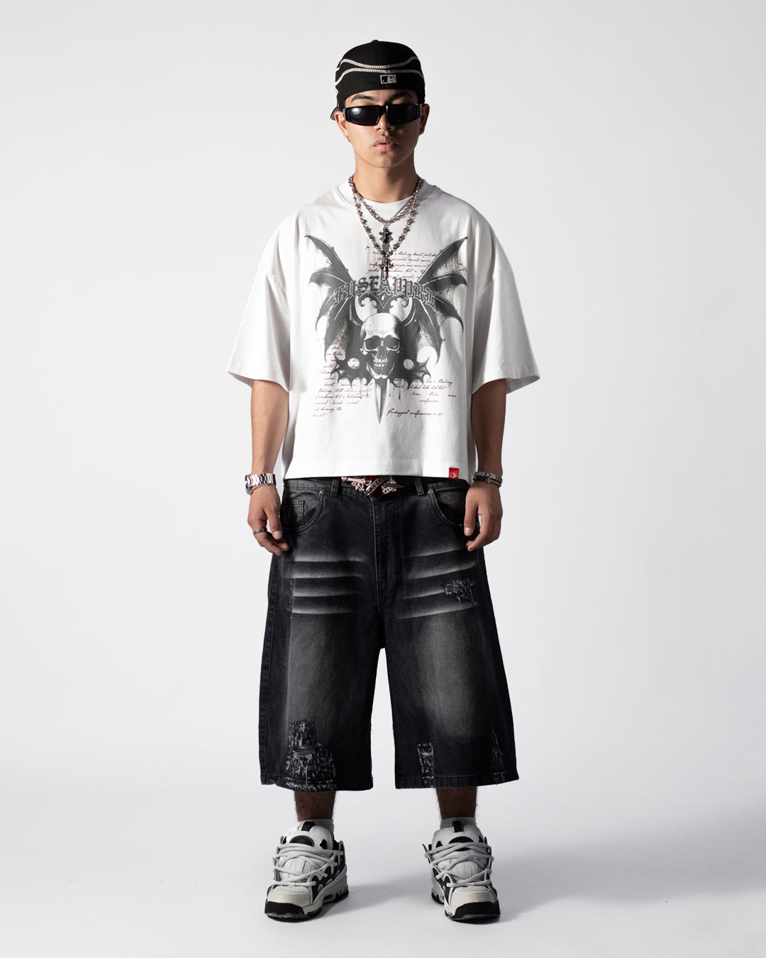 Tee Boxy Beyond Fear White