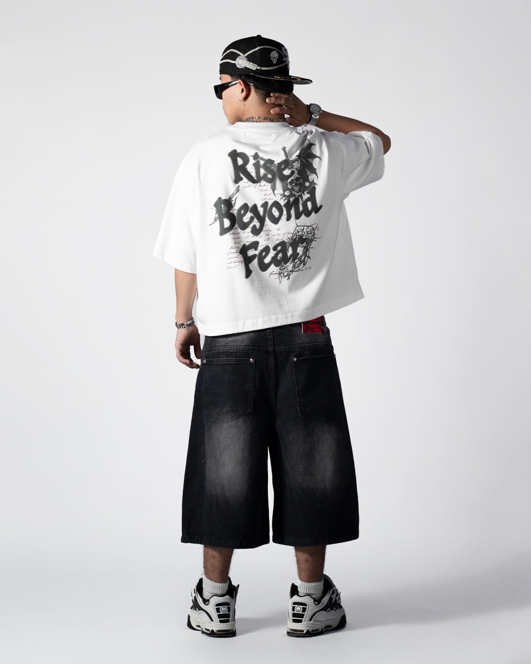 Tee Boxy Beyond Fear White