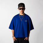 Tee Boxy Essential Blue