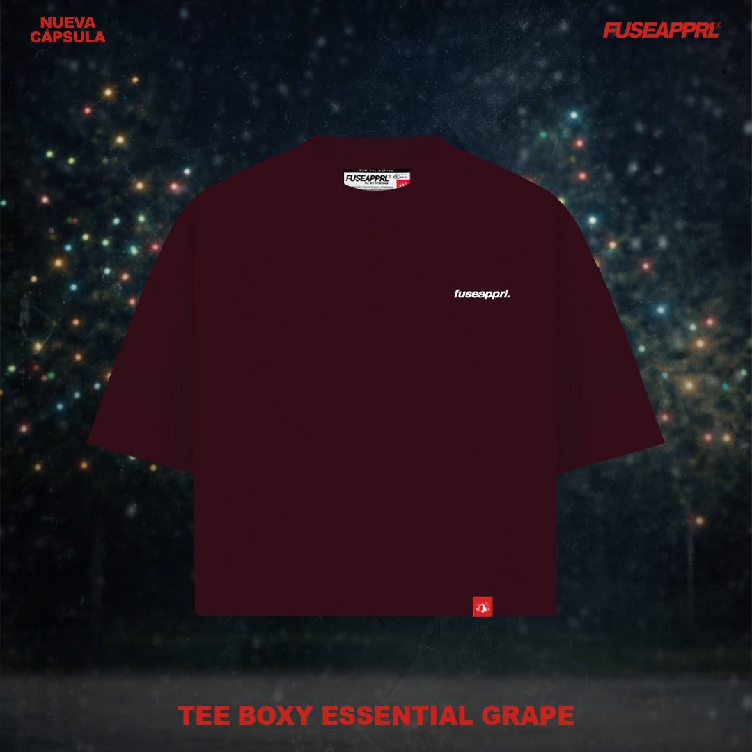 Tee Boxy Essential Grape