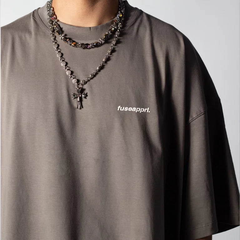 Boxy Rapper Tee Tee Boxy Essential Graphite – FUSE APPAREL