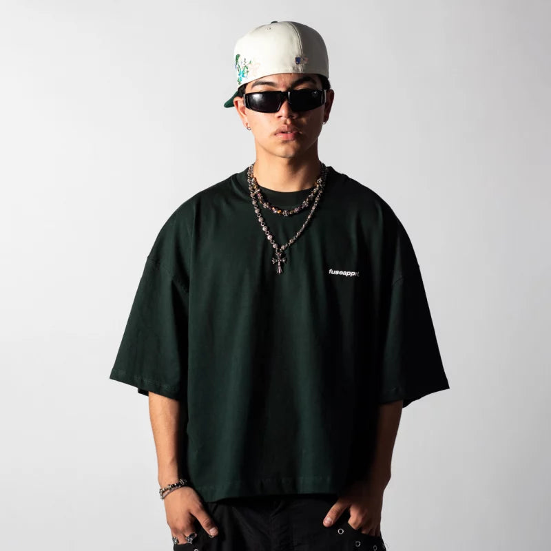 Tee Boxy Essential Green