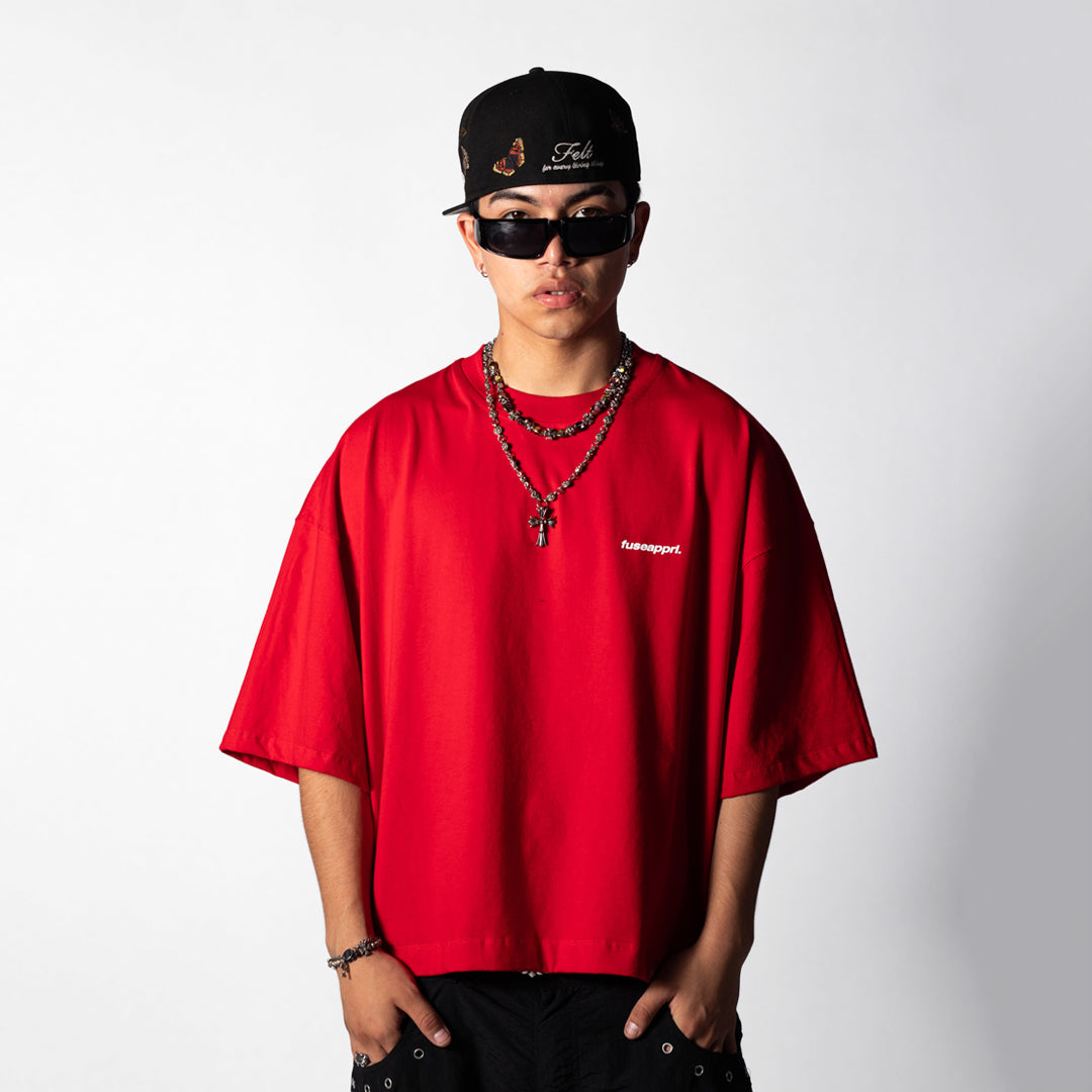 Tee Boxy Essential Red