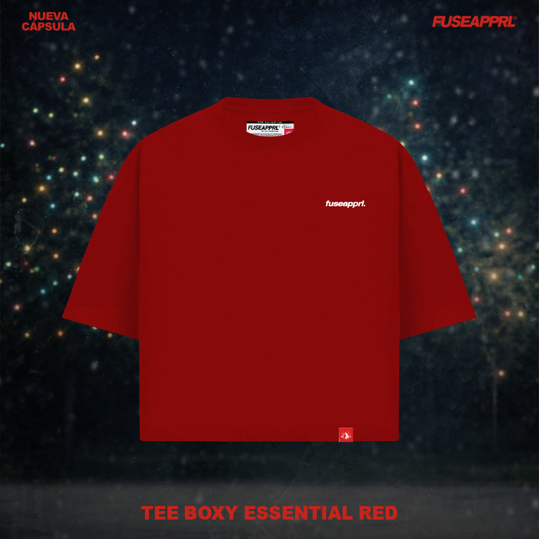 Tee Boxy Essential Red