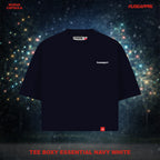 TEE BOXY ESSENTIAL NAVY BLUE