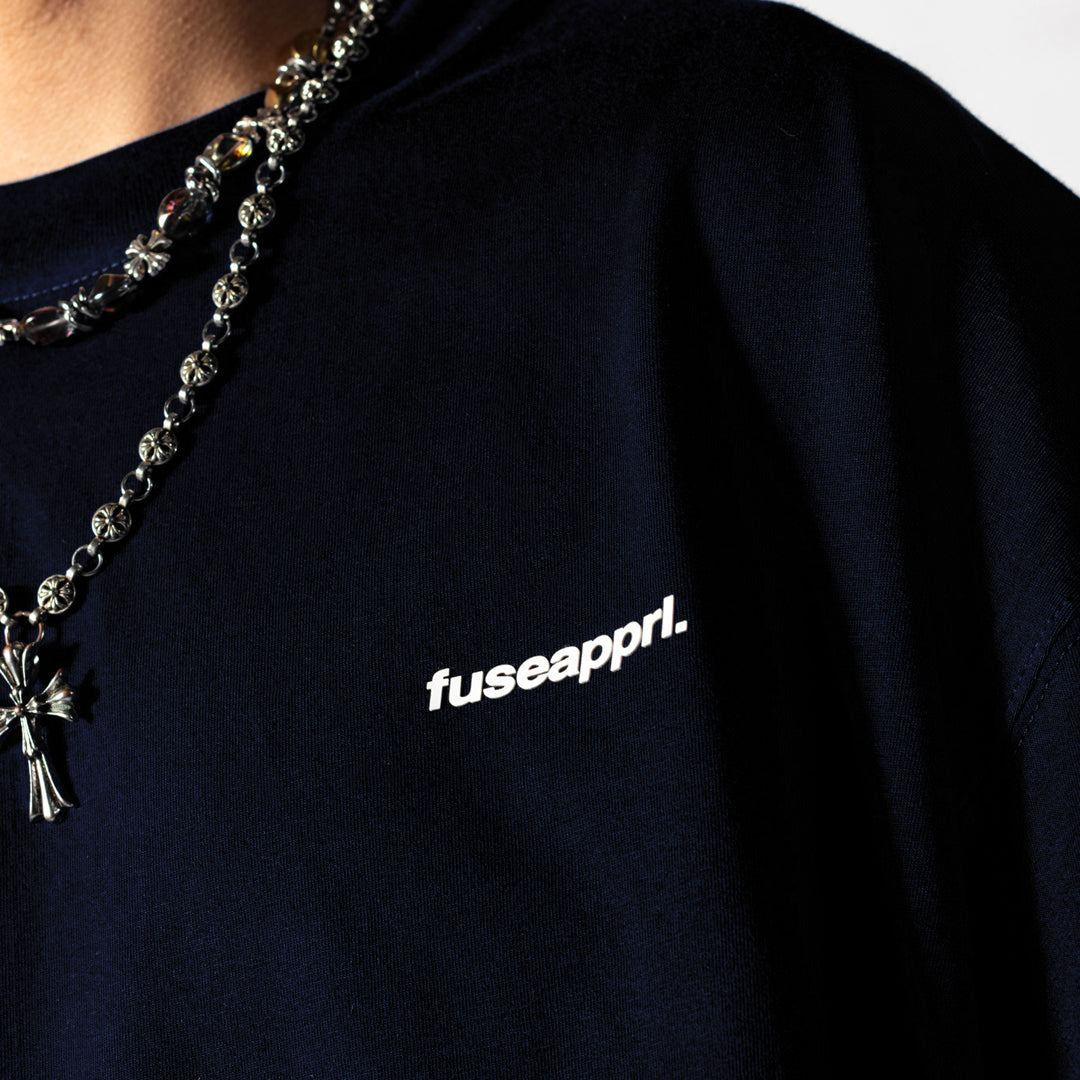 TEE BOXY ESSENTIAL NAVY BLUE