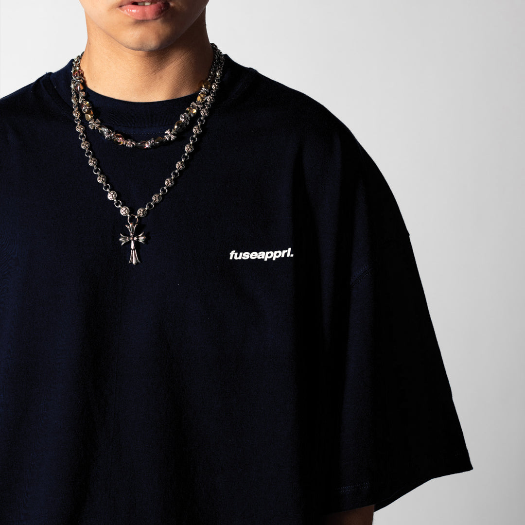 TEE BOXY ESSENTIAL NAVY BLUE