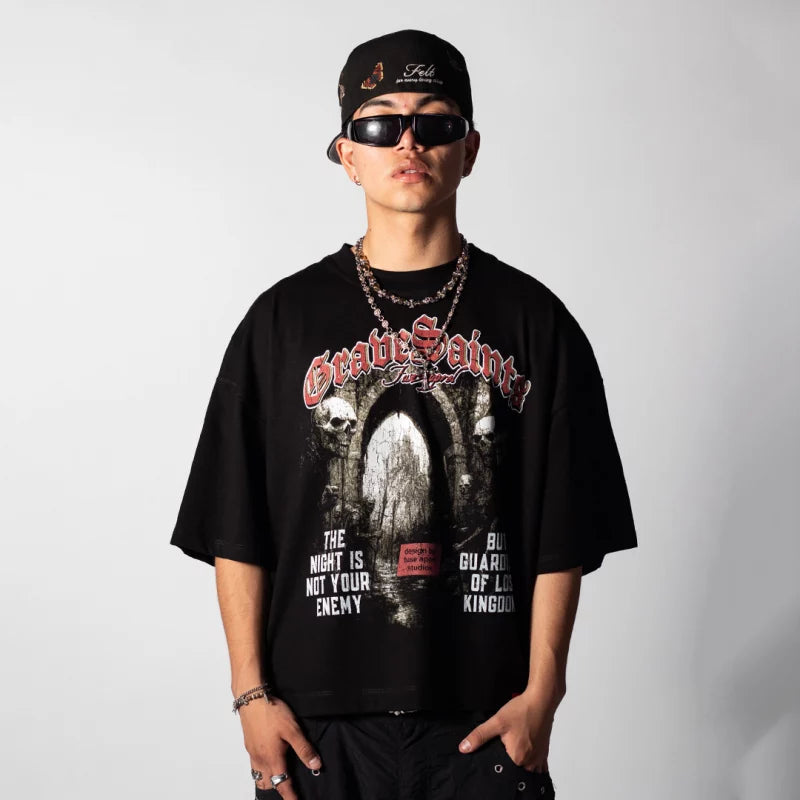 Tee Boxy Grave Saints