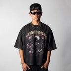 Tee boxy night relic acid wash