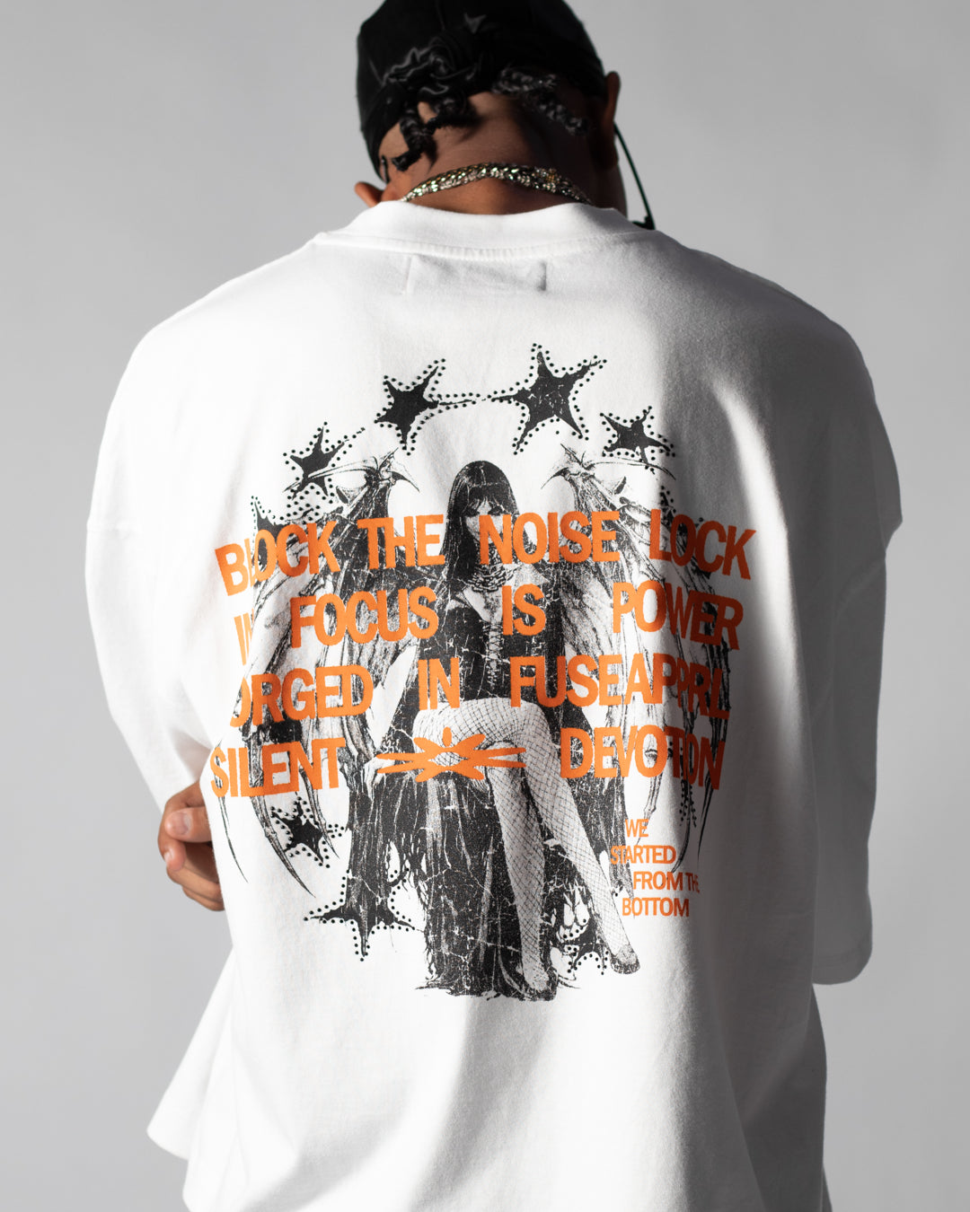 Tee Boxy Demonic Focus White