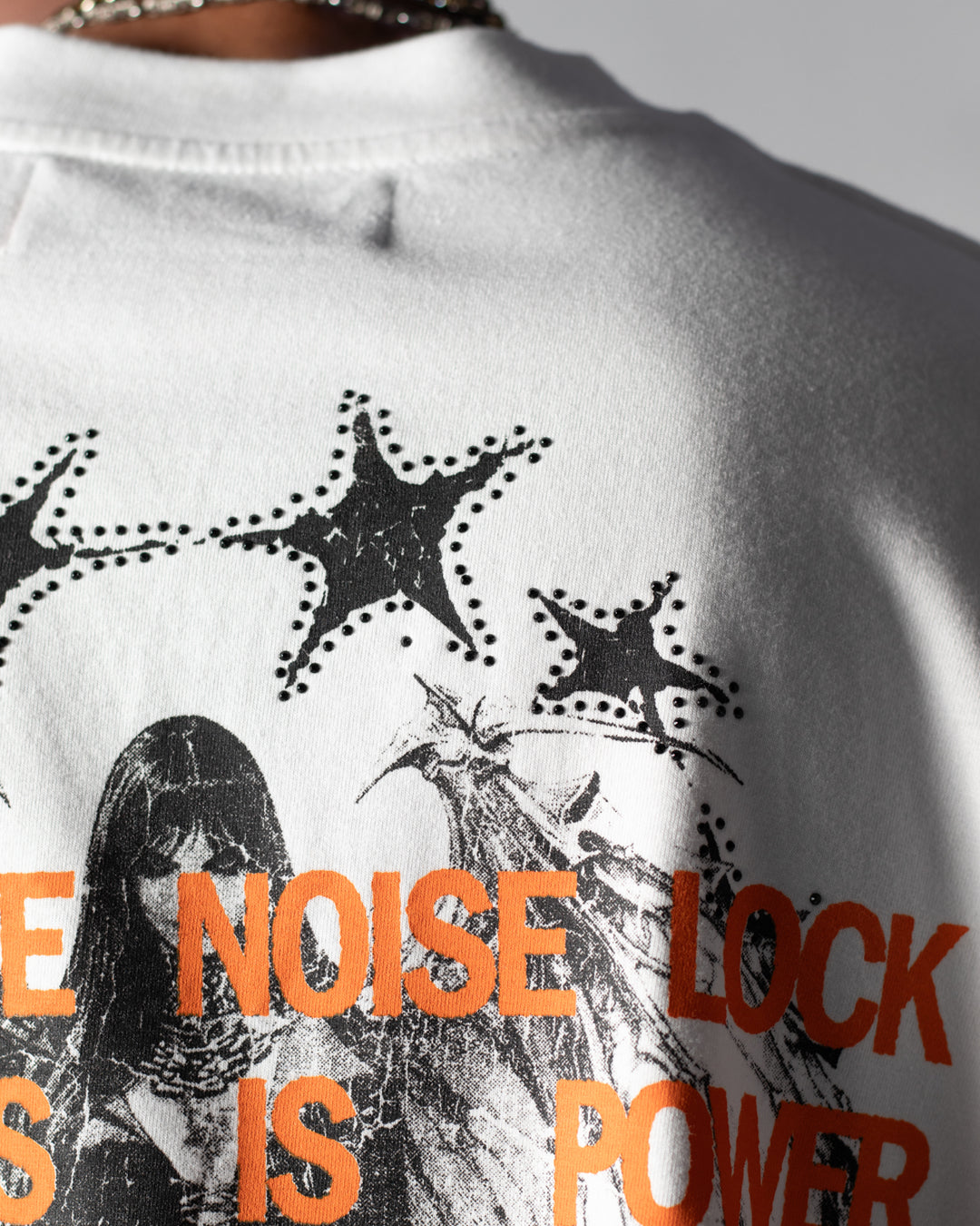 Tee Boxy Demonic Focus White