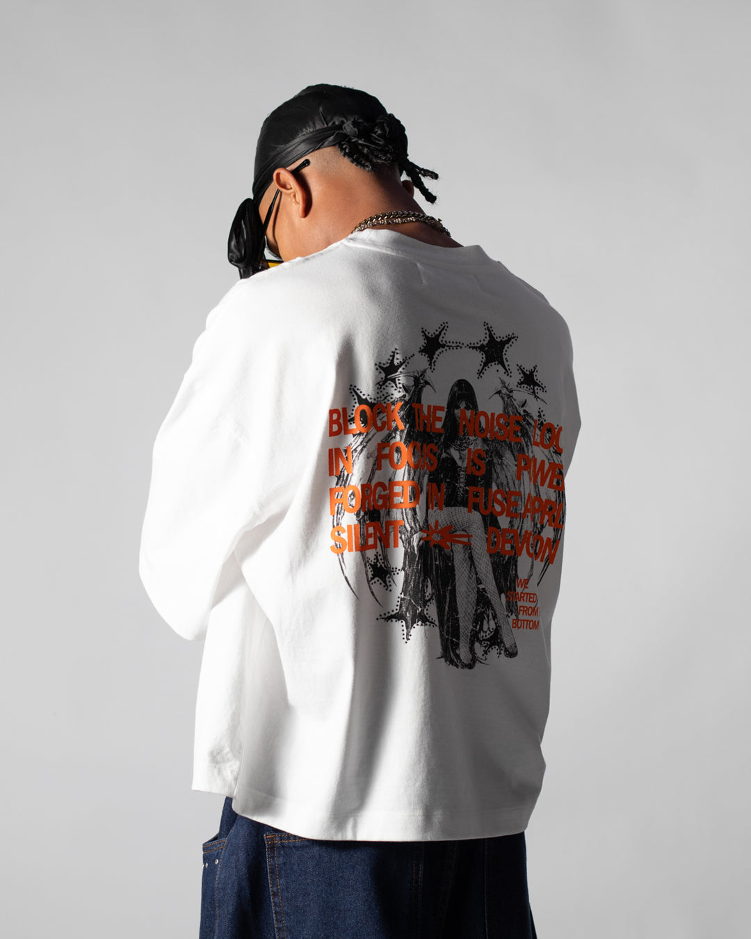 Tee Boxy Demonic Focus White