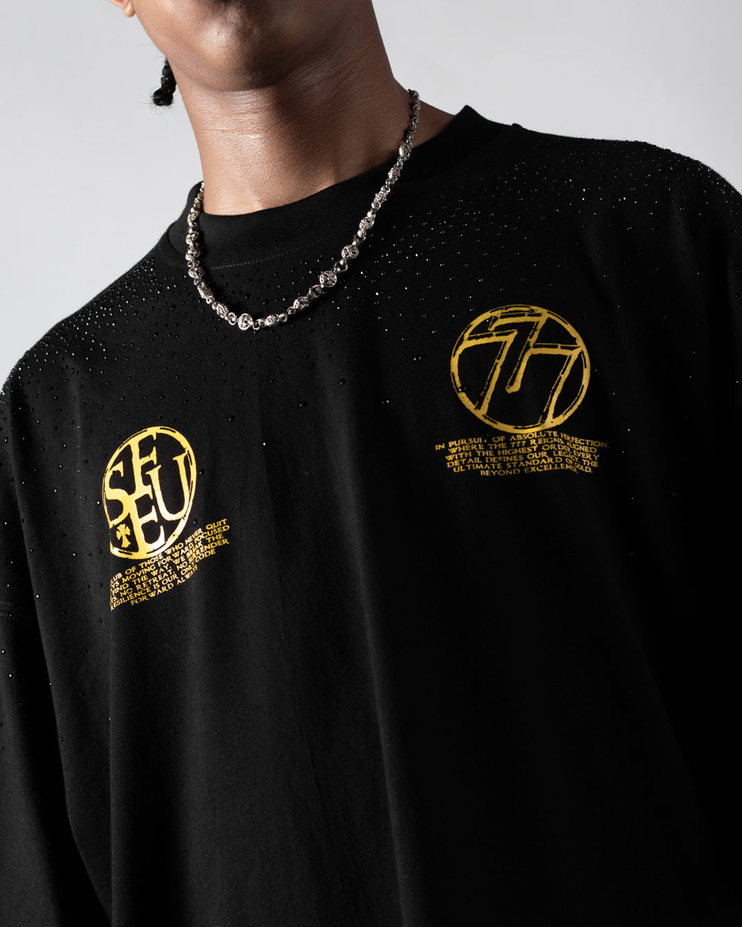 Tee Boxy Resilient Spirit Black